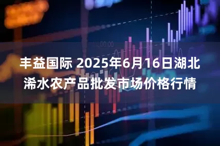 丰益国际 2025年6月16日湖北浠水农产品批发市场价格行情