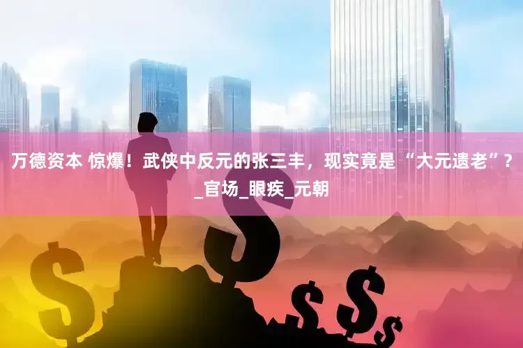 万德资本 惊爆！武侠中反元的张三丰，现实竟是 “大元遗老”？_官场_眼疾_元朝