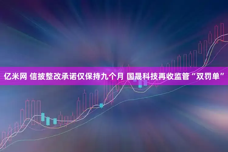 亿米网 信披整改承诺仅保持九个月 国晟科技再收监管“双罚单”